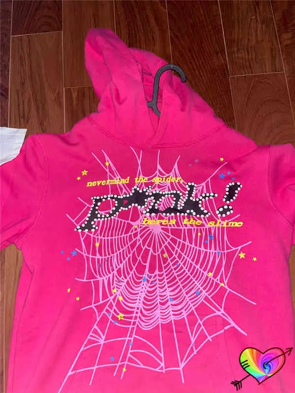 2024FW Foam Spider Hoodie For Men And Women Web Graphic Design 