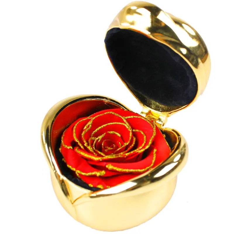 GOPPA GOPPA Valentino Flowers Box Sorpresa di lusso Compleanni personalizzati per piccoli misteri d'oro Roses Domande Boite BoitesGift Cadeaux BoxesGift