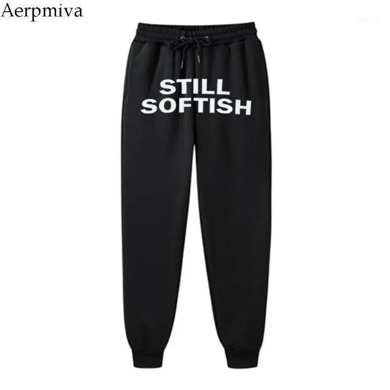 Kvinnliga män Fashion Quality Fleece Trousers Still Softish Jogging Pants Hip Hop Streetwear Sweatpants Men's 34