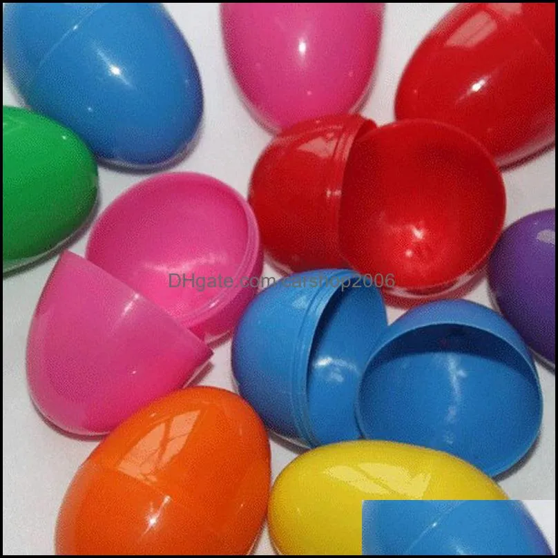 Party Supplies Easter Bird Egg Plastic Simulation Multi Color Toy Eggs Children Toys Electroplate Flash Powder Festival Decoration 0 4lk