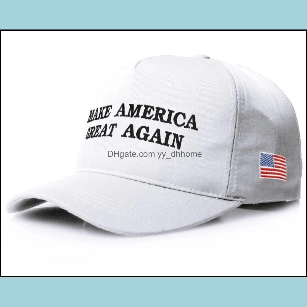 Make America Great Again Letter Hat Donald Trump Republican Snapback Sports Hats Baseball Caps USA Flag Mens Womens Fashion Cap High