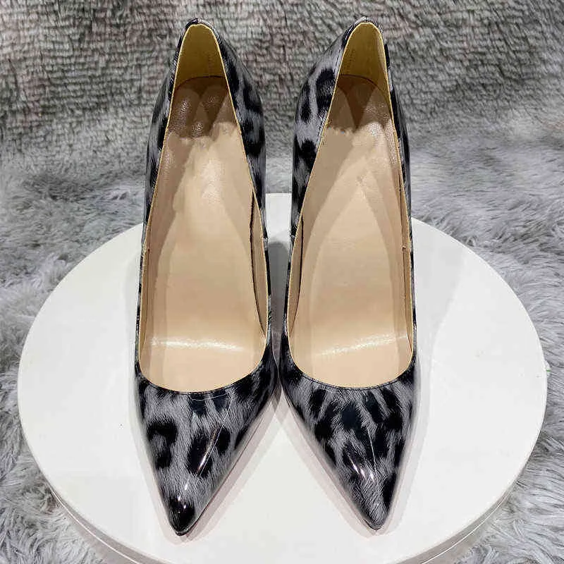 Grey leopard print heels on sale