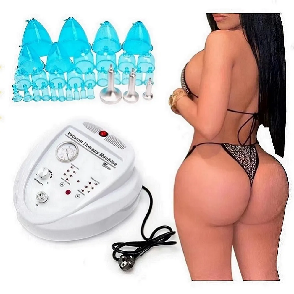 12 adjust modes Brazilian XL Blue Cups Body Shaping Slimming Cupping Enhancer Massager Enlargement Butt Lift Vacuum Therapy Machine