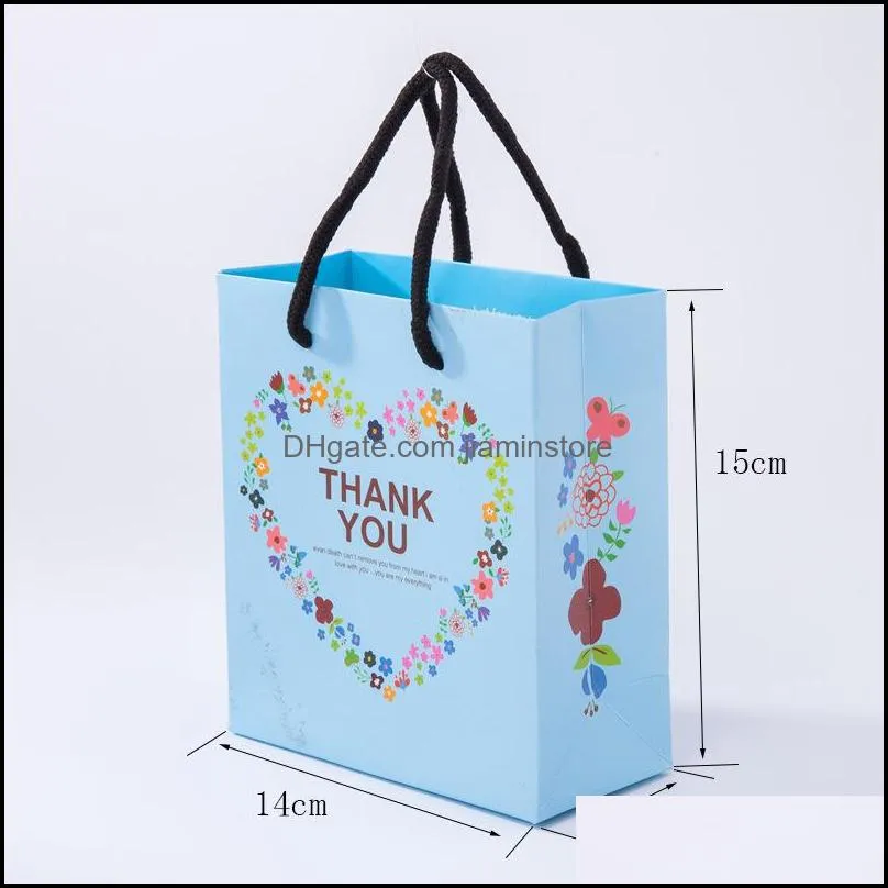 wholesale Bulk Jewelry Gift bag For box THANK YOU PRINCESS Kraft paper Jewelry Pouches Packaging & Display