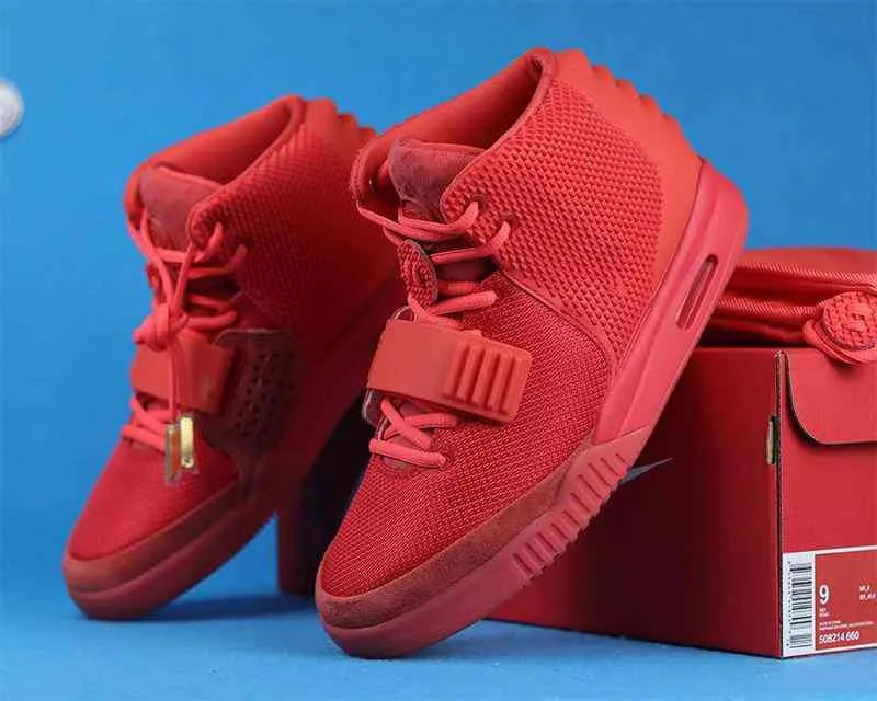 Top quality NRG  2 x Basketball Shoe Red October Pure Platinum Mens Fashion Outdoor Sneakers