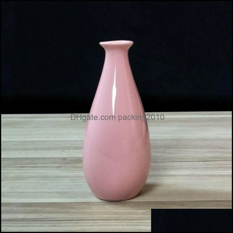 nordic style basket flowers vase cute mini ceramic flower pot aromatherapy bottle decoration home