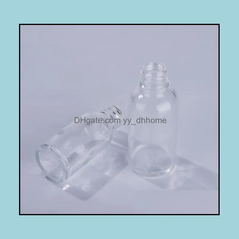 wholesale clear serum glass dropper bottles 5ml 10ml 15ml 20ml 30ml 50ml 100ml with rose gold lid for essential oils sn4517