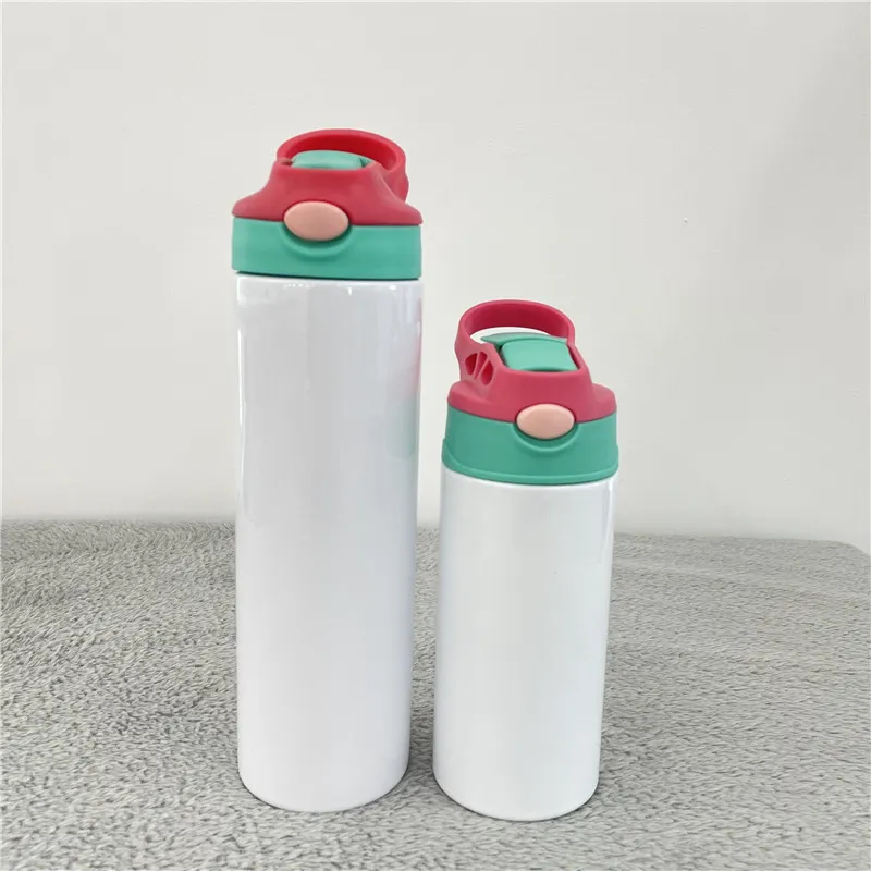 Kid Toddler 12oz Flip Top 350ml Water Bottle Sublimation Tumbler Straight  Double Walled 304 Stainless Steel Water Bottle - China Water Bottles and  Drinkware price