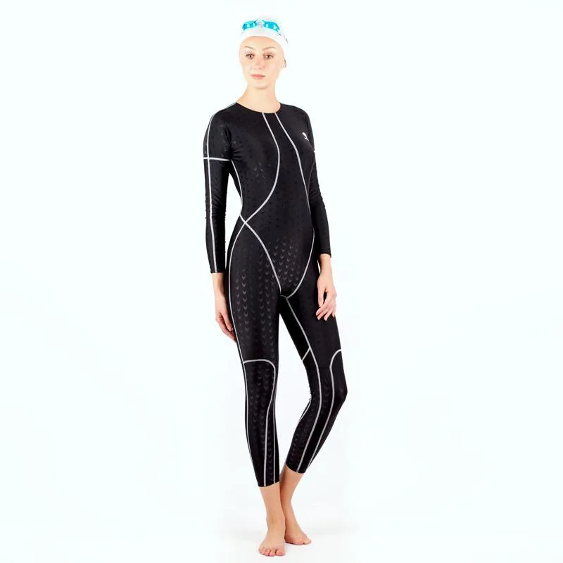 Swimwear de mujeres Damas nylon una pieza de surf profesional trajes de surf para mujeres