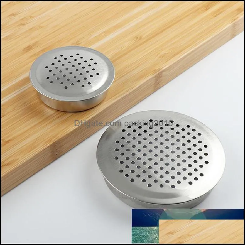 Other Building Supplies Home Garden 1Pc Round Stainless Ventilation Er With Activated Carbon Cabinet Air Duct Vent 70-100Mm Louver Mesh Ho