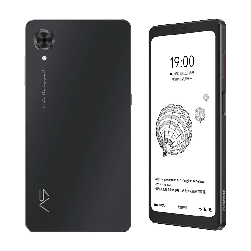 Original Hisense A9 4G LTE Phone Mobile FACENOTE ROMMES IRERER EBOT EINK 4GB 6 Go RAM 128 Go ROM Snapdragon 662 Android 6.1 "13MP Face ID Imprimée Smart