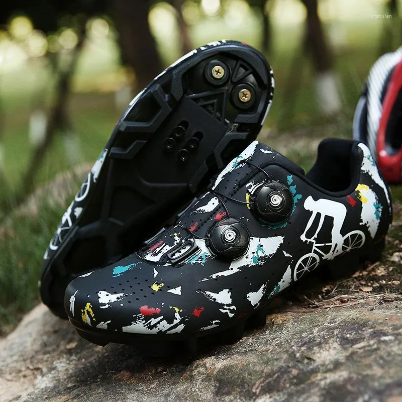 Professional Athletic Bicycle Shoes MTB Cycling Men Women Love's Self-Locking Road Bike Sapatilha Ciclismo Shoe Footwear