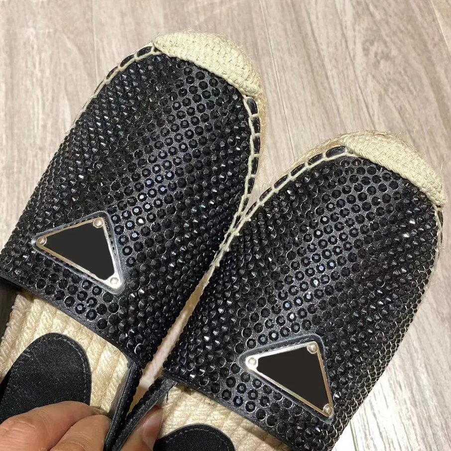 2022 Women Luxurys Casual Shoes Espadrilles Summer Designers Ladies Flat  Beach Half Slippers Fashion Woman Loafers Fisherman Canvas Shoe With Box  From 43,18 € | DHgate