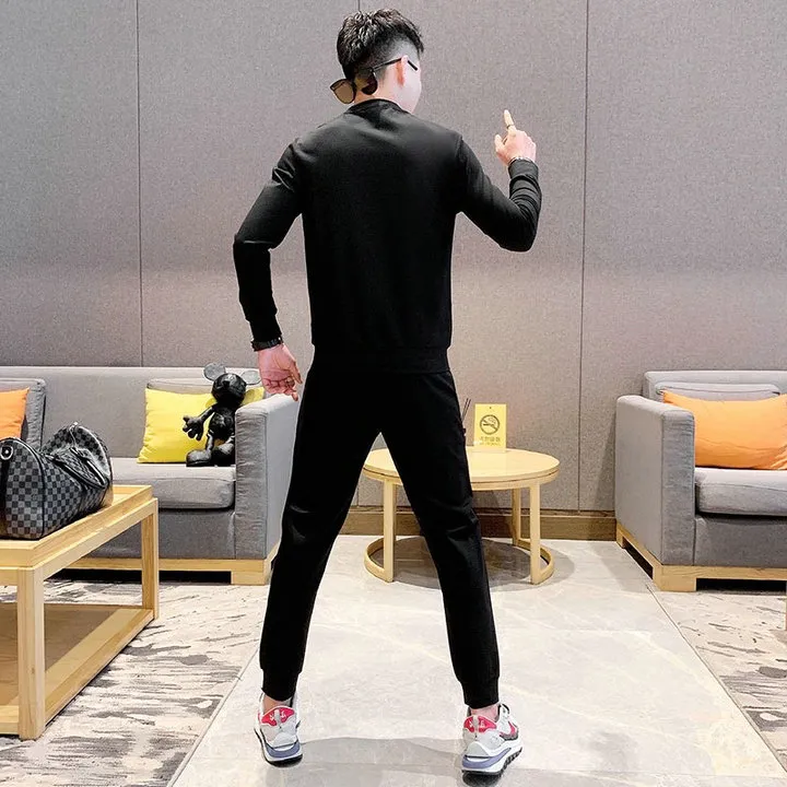 クーポン3日10時迄 メンズトラックスーツスウェットスーツスポーツファッションメンズパーカージャケットカジュアルトラックスーツジョガージャケットパンツ スポーツスーツサイズqaq 数量限定50 アパレル メンズ服 Patnacomputers Com