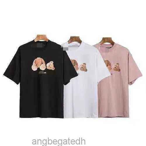 2022 neue männer T-shirt Palm Beheaded Bear High Street Fashion Straße Rundhals Paar Kurzen Ärmeln8