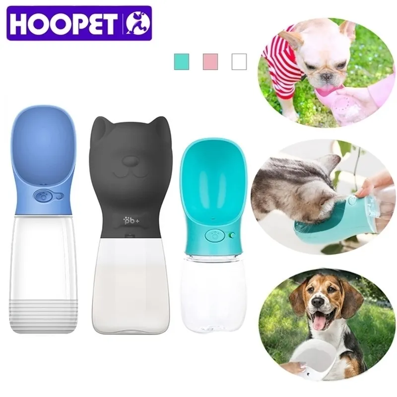 Hoopet Dog Water Bowl Dog Bottle Bowls For Cats Cat Feeder Drinking Bowl Fot Dogs Dog Waterer Water Dispenser Feeder 210320