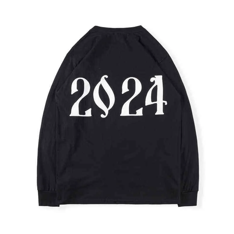 T-shirt Donda Chicago président 2024 Festival de musique à manches longues Album périphériqueT220721