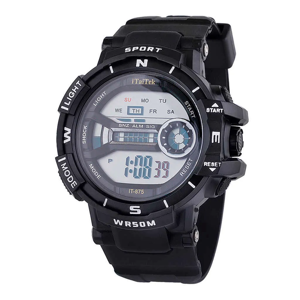 Digital Watch Luminous 30M Waterproof Electronic Sports Wristwatch LED Display For Men Plastic Strap From 32 64 DHgate