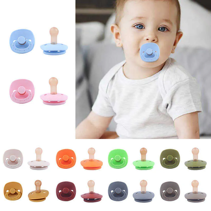 Baby Products Square Pacifier Super Soft Sleeping Pacifier Sugande Baby Bite Music Ny Pacifier