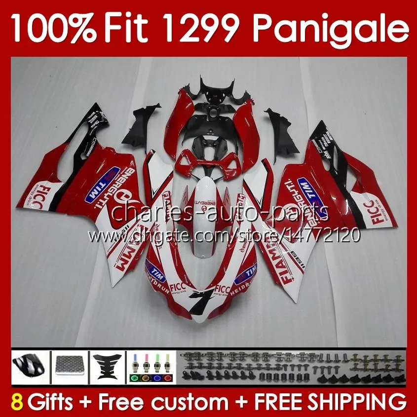 OEM Body for Ducati Panigale 959 1299 S R 959R 1299R 15-18 Carrosserie 140no.15 959-1299 959S 1299S 15 16 17 18 Frame 2015 2015 2017 2018 Injectie Mold Fairing Red Stock Nieuw