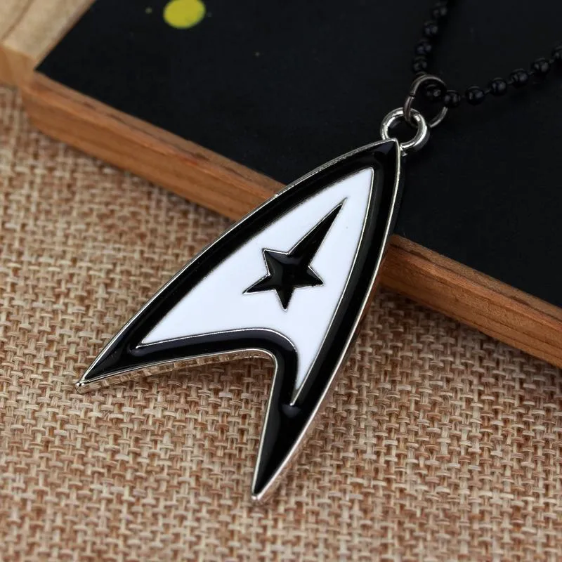 Colares com Pingente Triângulo Jornada Colar Exploração Espacial Amuleto Cor Estrela Metal Jóias Para Homens Mulheres Acessórios de Moda