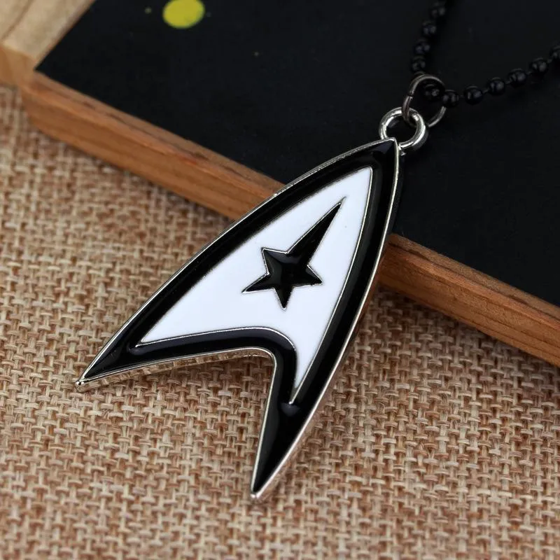 Pendant Necklaces Triangle Trek Necklace Space Exploration Amulet Colour Star Metal Jewelry For Men Women Fashion Accessaries