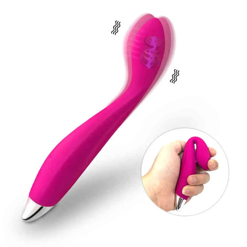 NXY Vibratori 10 Frequenza G-Spot Vibratore Dito Femminile 8 Secondi all'Orgasmo Stimolatore Clitorideo Vaginale Dildo Massaggiatore Giocattoli Sessuali per Donne 0408