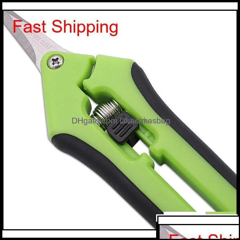 other supplies patio, lawn home & mtifunctional pruning shears stainless steel handle straight head garden shear scissors pruner for