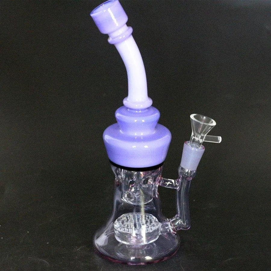 hookahs 9inch Glass Honeycomb Bong Jet Perc Wax Dab Rig TORO Oil Rigs Smoking Pipe Fab Egg Bubblers Water Pipe