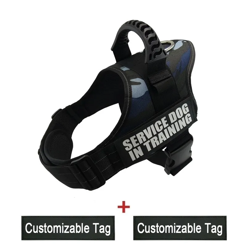 Poignée réfléchissante personnalisée pour chien de compagnie, gilet anti-collision réglable anti-collision pour grand collier S Y200515