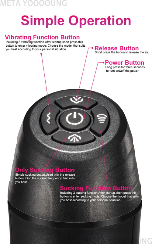 Realistic Male Masturbator Automatic Sucking Vibrating Toy_voghion.com