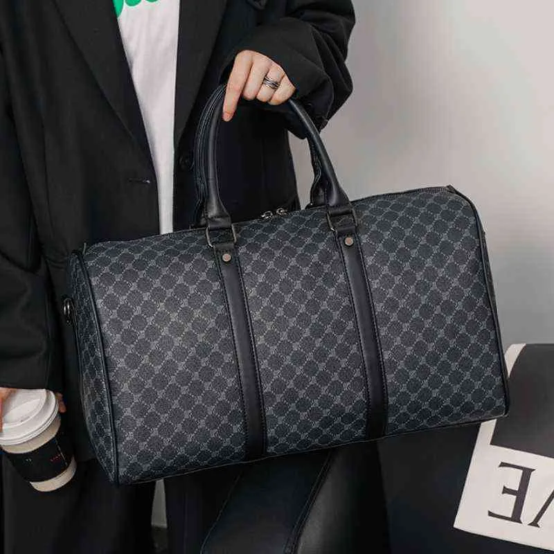 duffel bags Korean Retro Pattern Large-capacity Short-distance Travel Bag 220626
