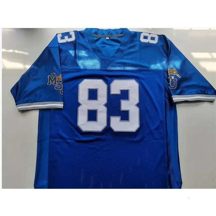 Chen37 seltenes Fußballtrikot für Männer, Jugendliche, Damen, Vintage, MSU State Tigers #83, Isaac Bruce High School JERSEYS, Größe S-5XL, individuell, beliebiger Name oder Nummer