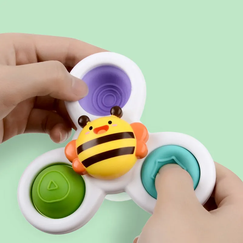 1 Unids Dibujos Animados Fidget Ventosa Spinner Juguete Para Bebé Sonajero  Giratorio Juegos Educativos Para Bebés Niños Montessori Juguetes De Baño  Para Niños 220531 De 2,92 €