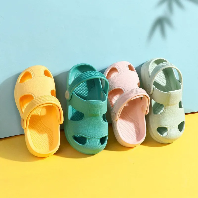 Kids Sandals Summer Toddler Children Boys Girls Baby Slippers Soft Sole Anti Slip Shoes 220525