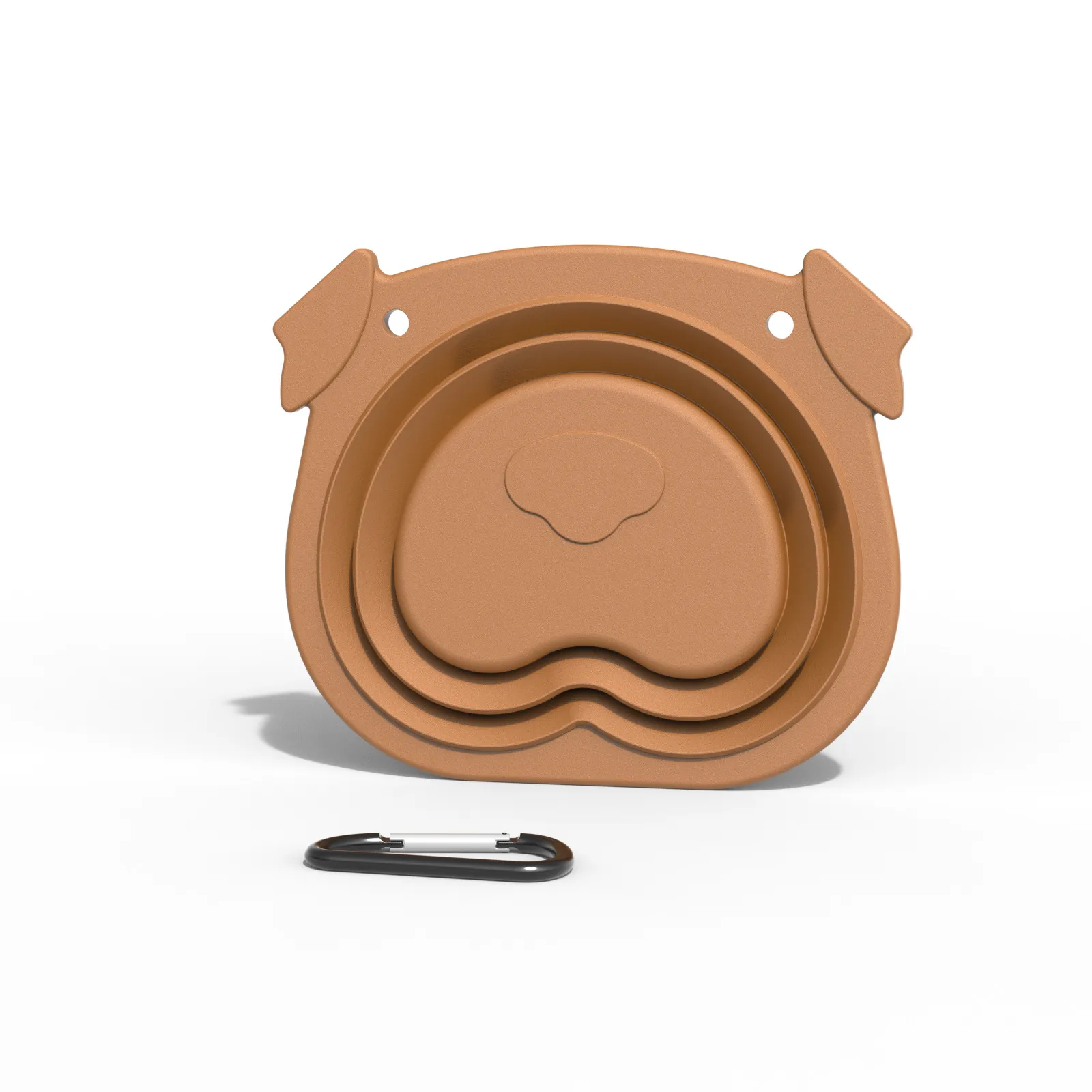 Pies Portable Pet Bowl Food Water Silikon Silikonowy danie z podłączeniem Podobne materiały zewnętrzne