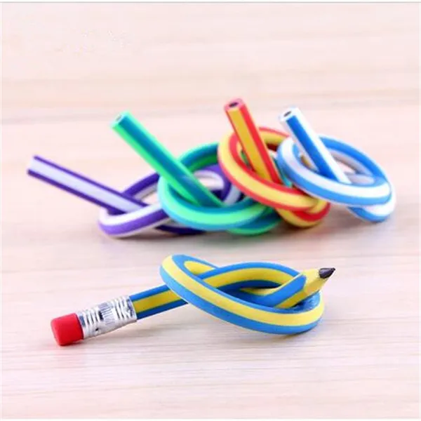 Wholesale Colorful Bendy Pencil With Eraser Object Flexible And Cute  Stationery For Students And Office Supplies GC1531 From Yuanjiu168, $21.25