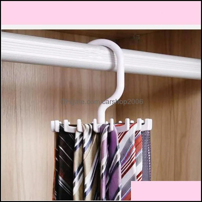 Mini Stands Clothing Scarves Pylons Holder Rotating Neckerchief Plastic Living Room Multi functional Decorations Racks Hot Sale 0 95yy