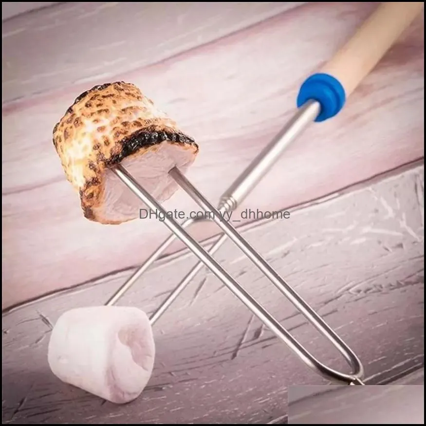 ups 24 hours shipping!! stainless steel bbq bbq tools & accessories marshmallow roasting sticks extending roaster telescoping