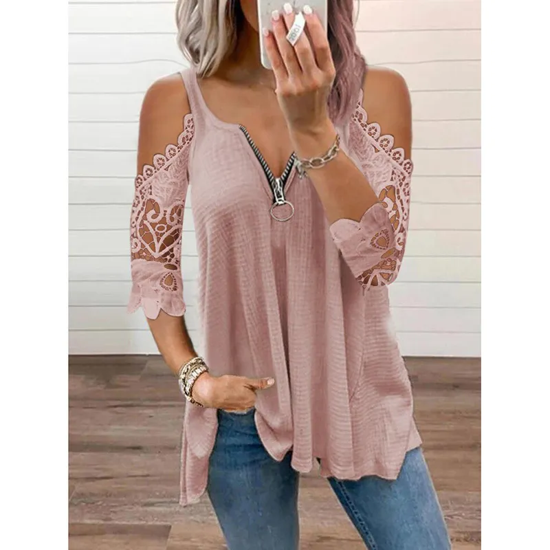 トップス andequal volume off shoulder blouse Uaswgudfs Women's Off-Shoulder Blouse Top with Wide Neckline