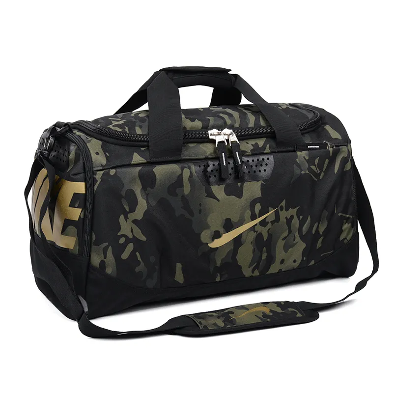 Bolsa de viaje de camuflaje para hombre, bolsas de lona Brasilia, bolsos de equipaje de diseñador, paquete deportivo de gran capacidad, bolsas de mensajero para gimnasio deportivo, almacenamiento de separación en seco y húmedo