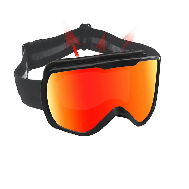 نظارات مزدوجة الطبقة المضادة للضباب نظارات التزلج الرجال والنساء التزلج التزلج على الأزياء الرياضية