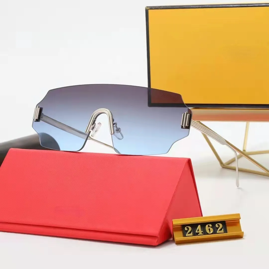 2023 New Designer Oversized Black And Gold Sunglasses For Men And Women