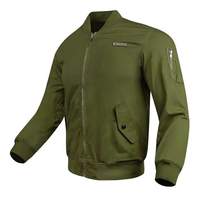 Chaquetas de carreras, traje de motociclismo para hombre, chaqueta delgada de algodón a prueba de caídas para bicicleta, suéter informal fino para primavera y otoño