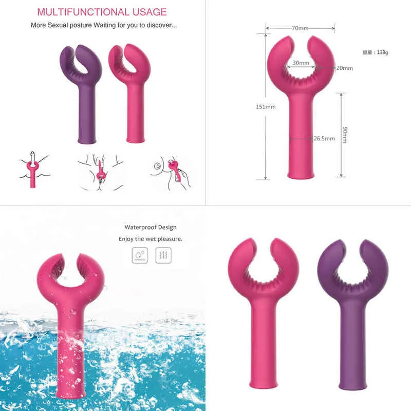 Nxy Vibratoren Adult Supplies Männlich Y-förmiger Sperma-Verschlussring Ehemann und Ehefrau teilen sich weiblichen Vibrator zum Masturbieren 220518