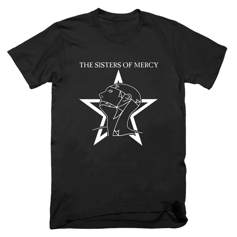 Siostry of Mercy T Shirt TEE TOP TOP Worlds End Simon Pegg Retro 80S Bawełniany krótkie rękawe T-shirt moda Camiseta Hombre 220509