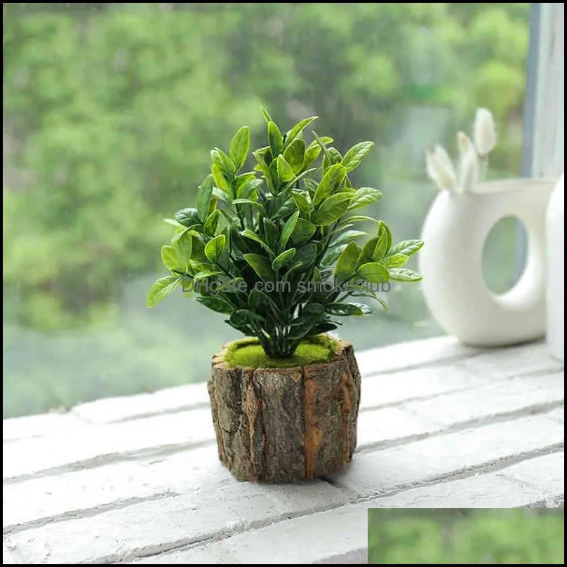 Artificial Plants Style with Tub Potted Creative Home Interior Bedroom Office Hotel Party Holiday Decorations