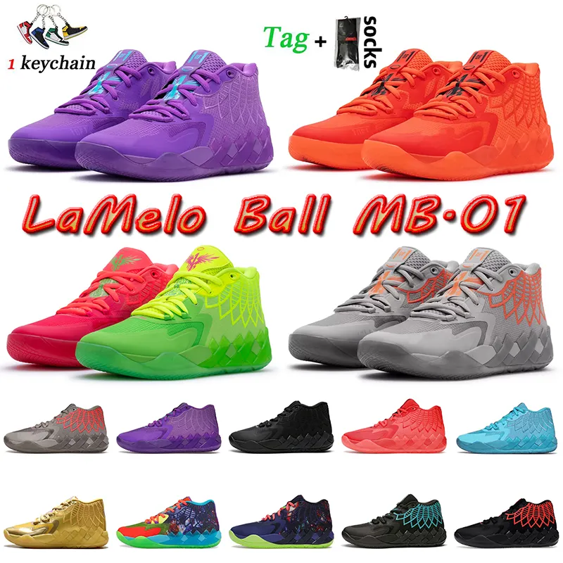 Basketball Shoes Trainers Men Sneakers Fashion 1Of1 Black Red Blast ...