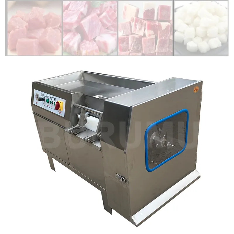 Stainless Steel Fresh Beef Block Diced Machine High Output Profession Automatic Frozen Meat Dice Cube Cutting Dicing Machine