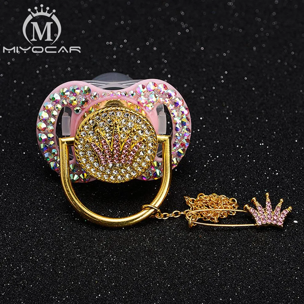 Miyocar All Bling Colorful Freefiance Bling Pacifier Dummy Pacifier Clip Bpa Pass فريد من نوعه جميل set323y